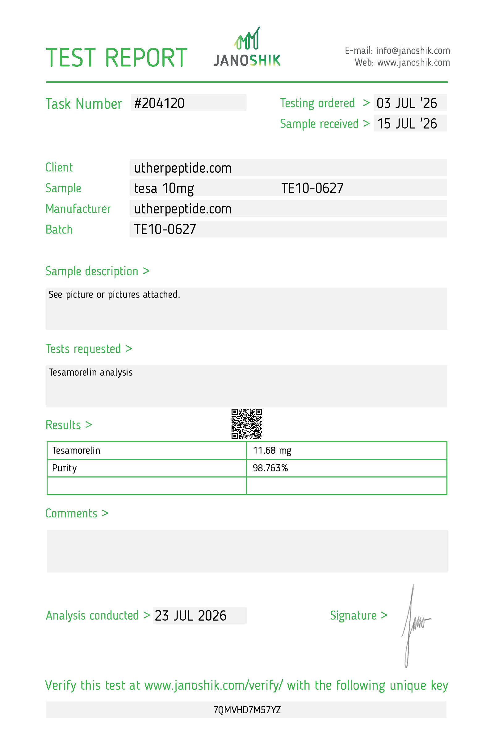 Tesamorelin 10mg - Image 3